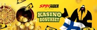 spinrider bonukset spinrider tarjoaa bonuksia ja ilmaiskierroksia niin uusille kuin vanhoillekin pelaajille. Tarjolla on loistavia etuja pelaajien kannalta-logo