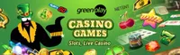 greenplay casino games and slots greenplay offers various casino games like slots, live casino games like blackjack, baccarat and roulette-logo