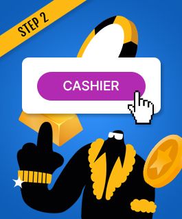 Go to the cashier section of a Solana online casino