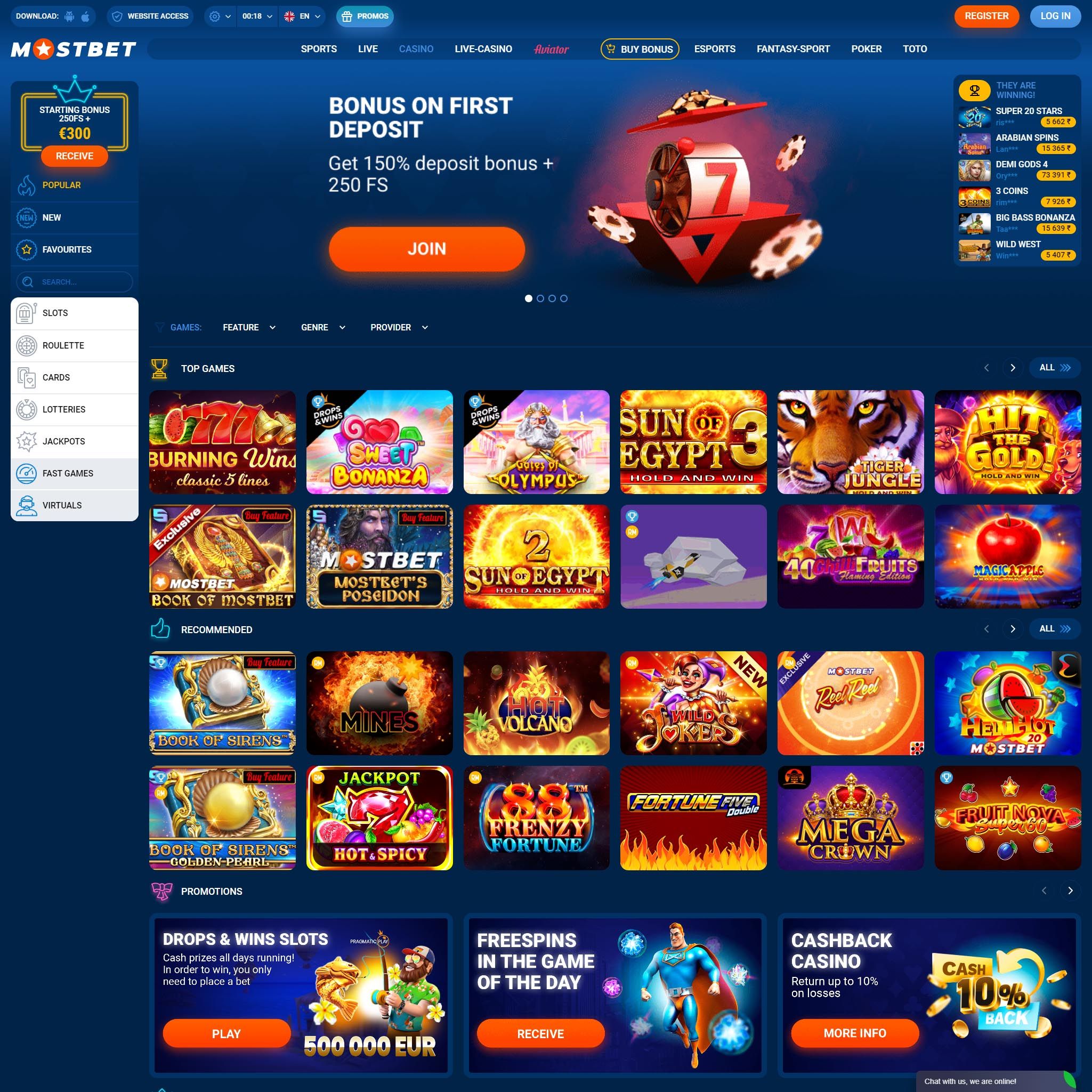 Mostbet Casino review by Mr. Gamble