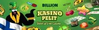 billion casino pelit billion casino tarjoaa ison määrä kasinopelejä. Tämä on melko kattava pelimäärä suomalaisten pelaajien kannalta ja hyviltä valmistajilta kuten netent ja microgaming.-logo