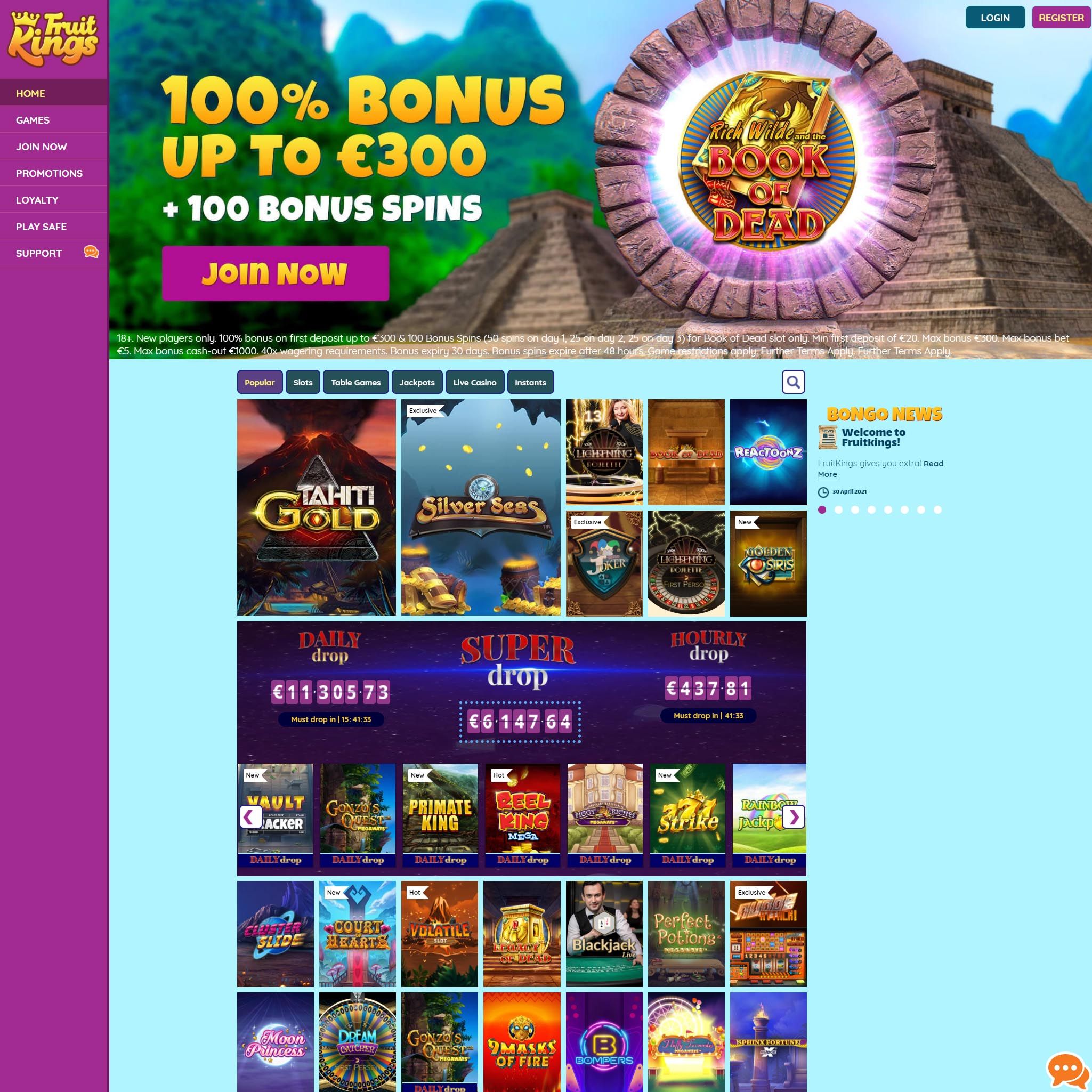 FruitKings Casino review