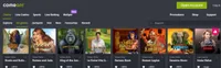 comeon homepage comeon homepage offers casino games, first deposit bonus and promotions for new players-logo