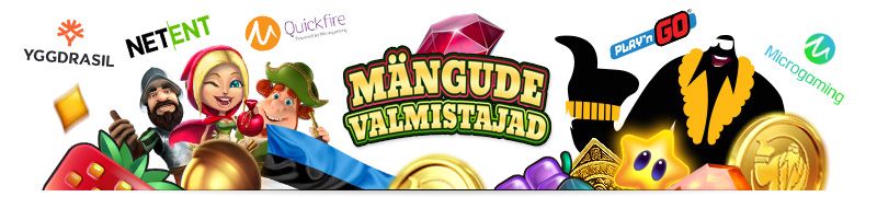 eesti kasiino mängude valmistajate See tuleneb sellest, et online kasiinod kasutavad mängude valmistajate tooteid. Mitte ükski kasiino ise mänge ei valmista, vaid mängud ostetakse sisse.