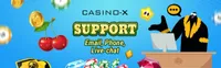 casino-x support options review-logo