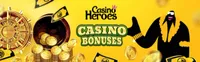 casino heroes bonuses If you’re looking to take advantage of a new casino bonus then casino heroes welcome bonus and free spins might be a good option for you-logo