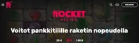 rocket casino etusivu rocket casino toimii ilman tiliä joten aulasta löytyy trustyn pikatalletus sekä bonus tarjous-logo