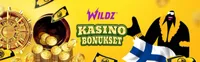 wildz bonus Wildz Get More! Vuoden 2019 paras uusi kasino. Nappaa 500€ bonus ja 200 ilmaiskierrosta. Ainutlaatuinen Spinback-toiminto mistä ilmaiskierroksia lisää-logo