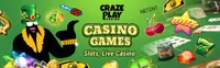 crazeplay games and slots crazeplay offers various casino games like slots, live casino games like blackjack, baccarat and roulette-logo
