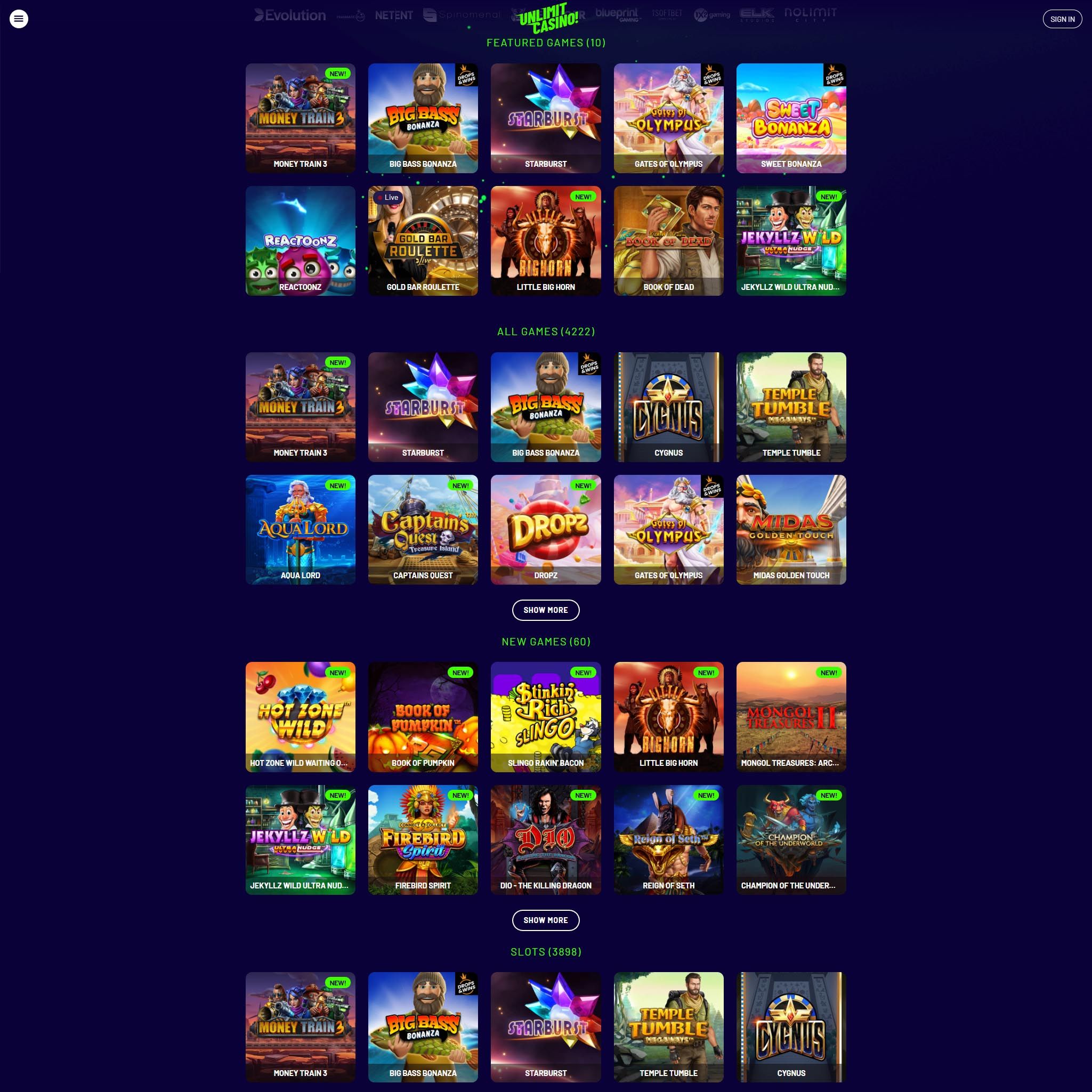 Unlimit Casino review by Mr. Gamble