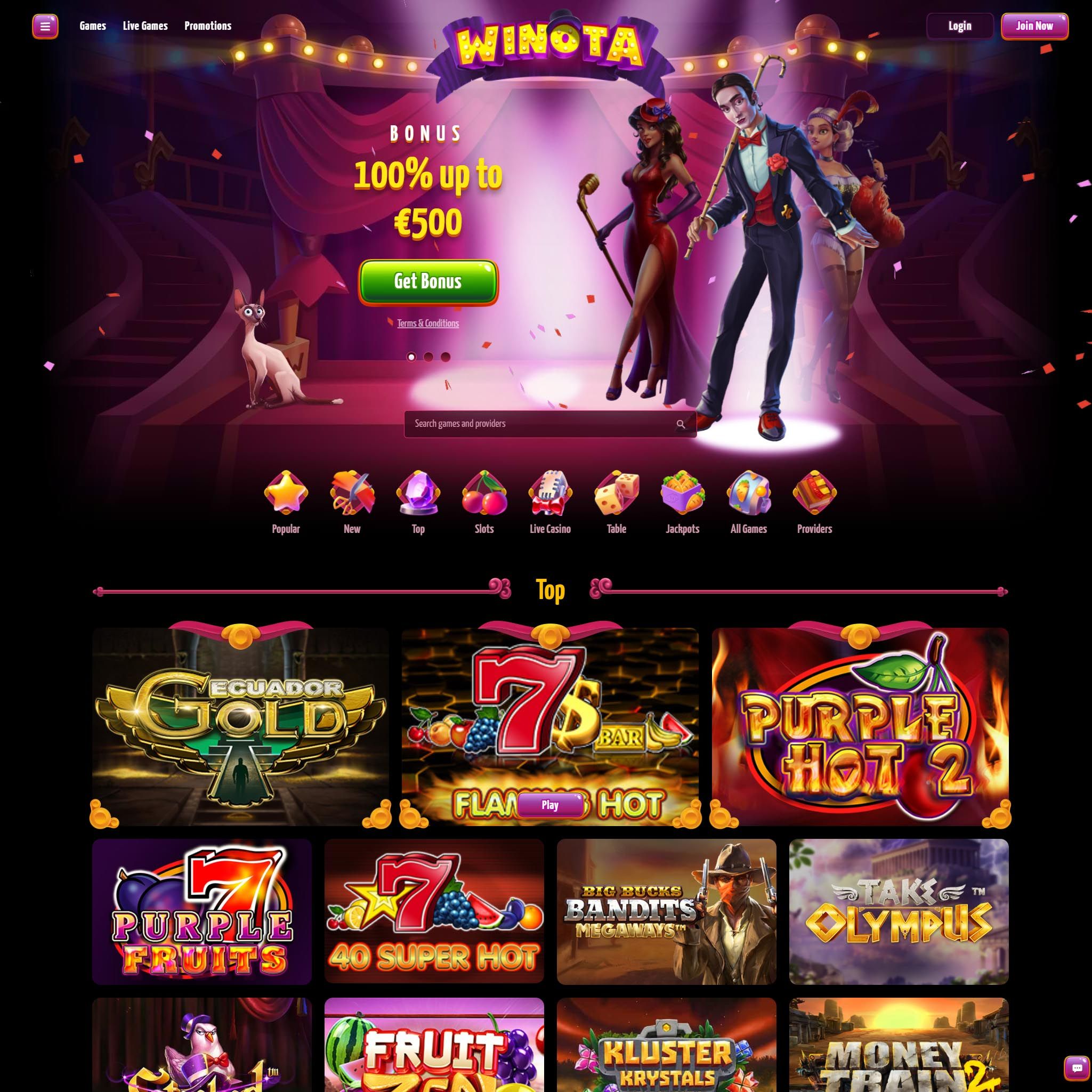Suomalaiset nettikasinot tarjoavat monia hyötyjä pelaajille. Winota Casino on suosittelemamme nettikasino, jolle voit lunastaa bonuksia ja muita etuja.