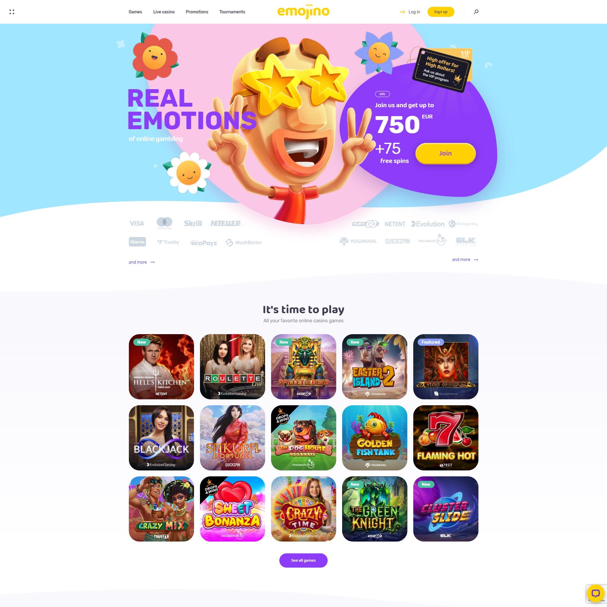 Emojino Casino review by Mr. Gamble