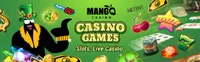 mango casino offers various casino games like slots, live casino games like blackjack, baccarat and roulette-logo