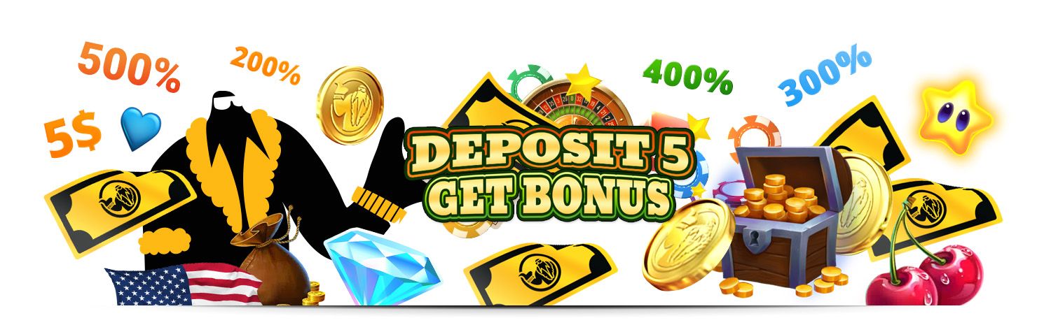 Deposit 5 Get Bonus at NJ Online Casinos