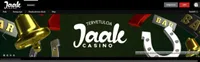 jaak casino etusivu jaak casinoi etusivu on suomenkielinen kasino jonka aula tarjoaa kasinopelejä, live-kasinon ja bonuksia-logo