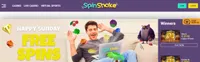spinshake casino homepage spinshake casino homepage offers casino games, first deposit bonus and promotions for new players-logo