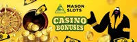 If you’re looking to take advantage of a new casino bonus then mason slots welcome bonus and free spins might be a good option for you-logo