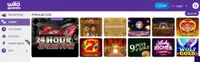 wild jackpots casino homepage lobby wild jackpots casino homepage offers casino games and promotions for new players-logo