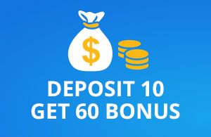 deposit 10$ play with 60$ casino bonus deposit 10$ play with 60$