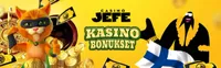 Casino Jefe Bonus Casino Jefe bonus uusille pelaajille tarjoaa kaksi vaihtoehtoa, joista ensimmäinen on kolmiosainen paketti bonusrahaa tai ilmaiskierroksia-logo