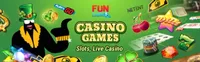 fun casino uk games and slots fun casino offers various casino games like slots, live casino games like blackjack, baccarat and roulette-logo