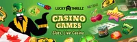 lucky thrillz casino games and slots lucky thrillz offers various casino games like slots, live casino games like blackjack, baccarat and roulette-logo