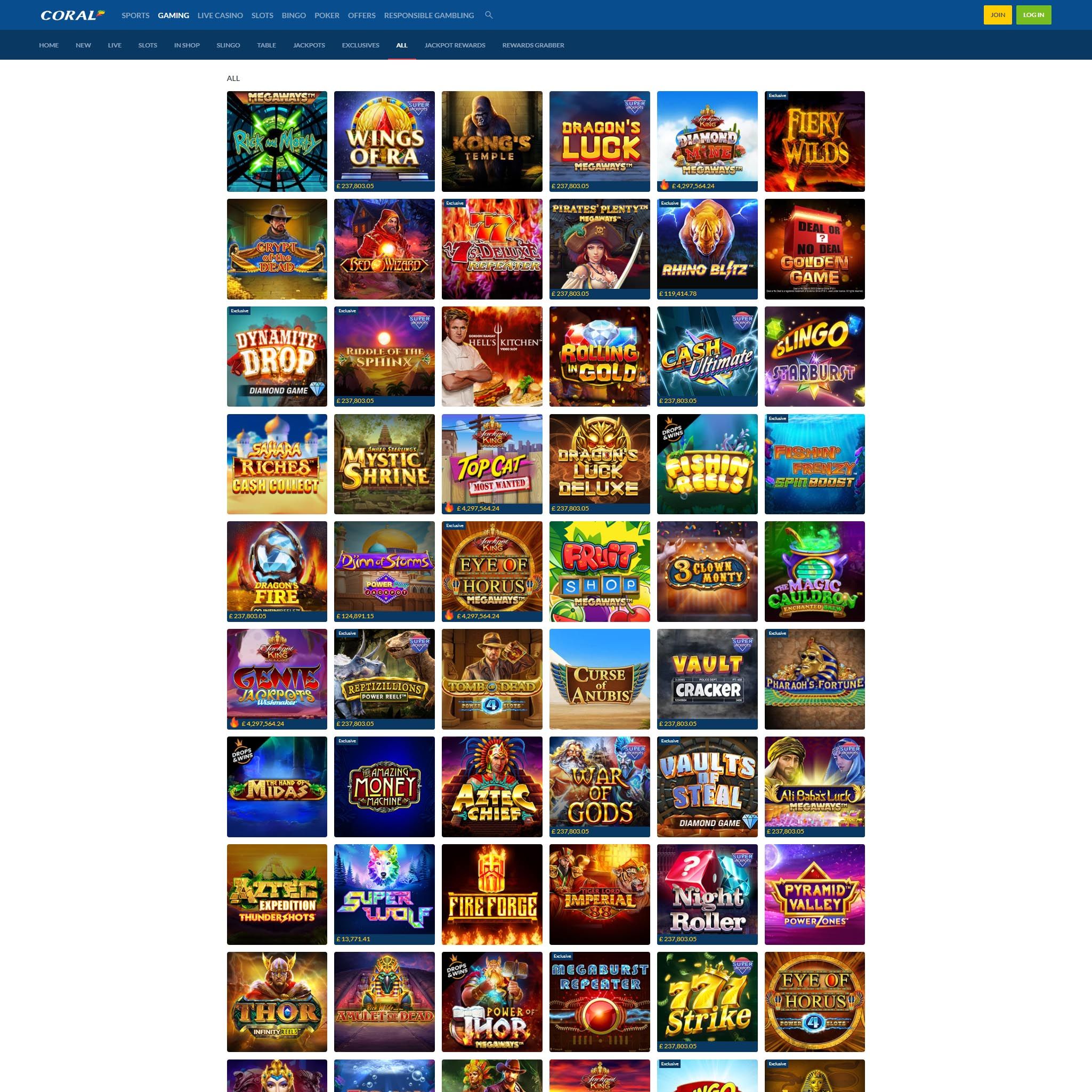 facebook casino games list