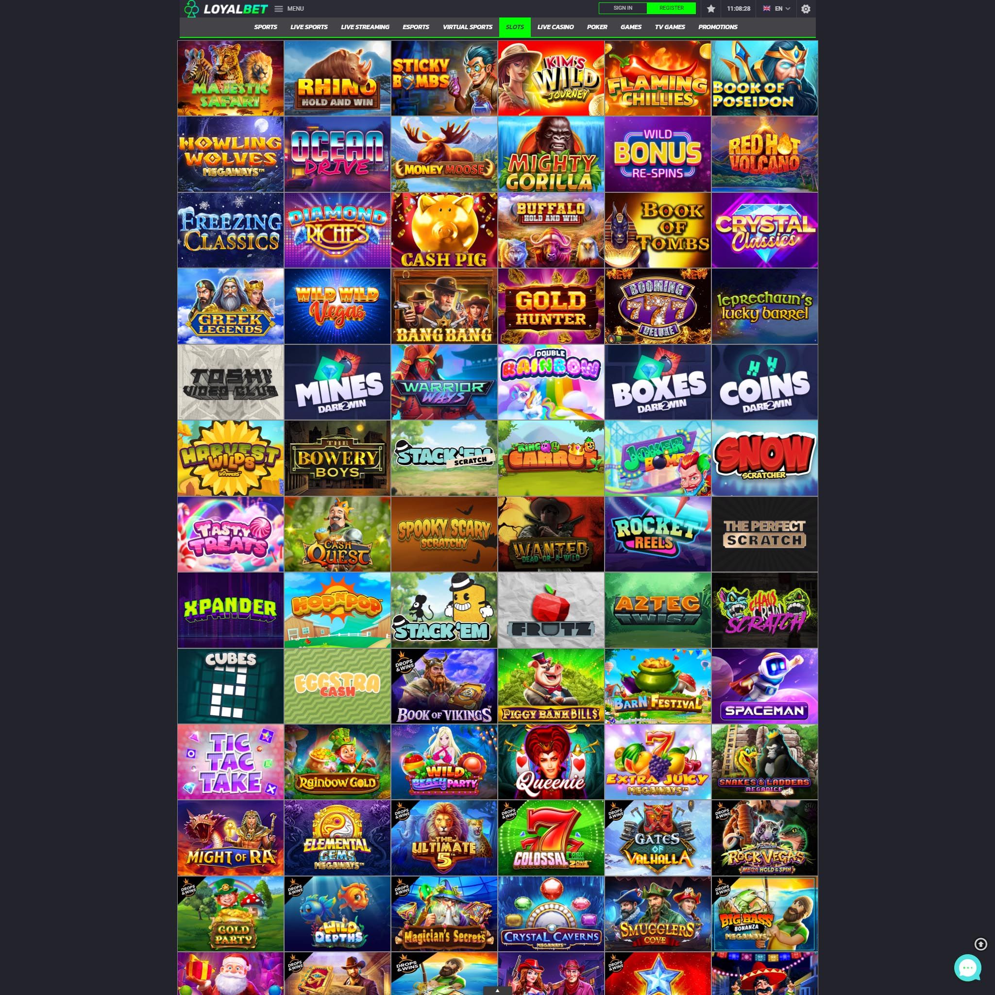 Loyalbet  full games catalogue