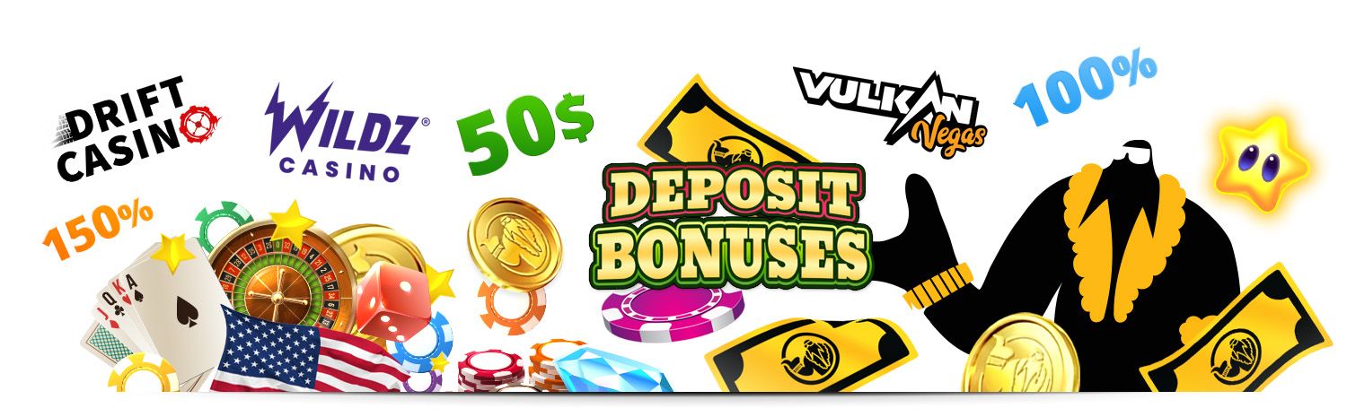 Casino deposit bonuses are here to increase your chances of winning. Pick the best NJ deposit bonus for you and play your favourite game!