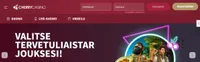 cherry casino suomi etusivu cherry casino etusivu on suomenkielinen kasino jonka aula tarjoaa kasinopelejä, live-kasinon ja bonuksia-logo