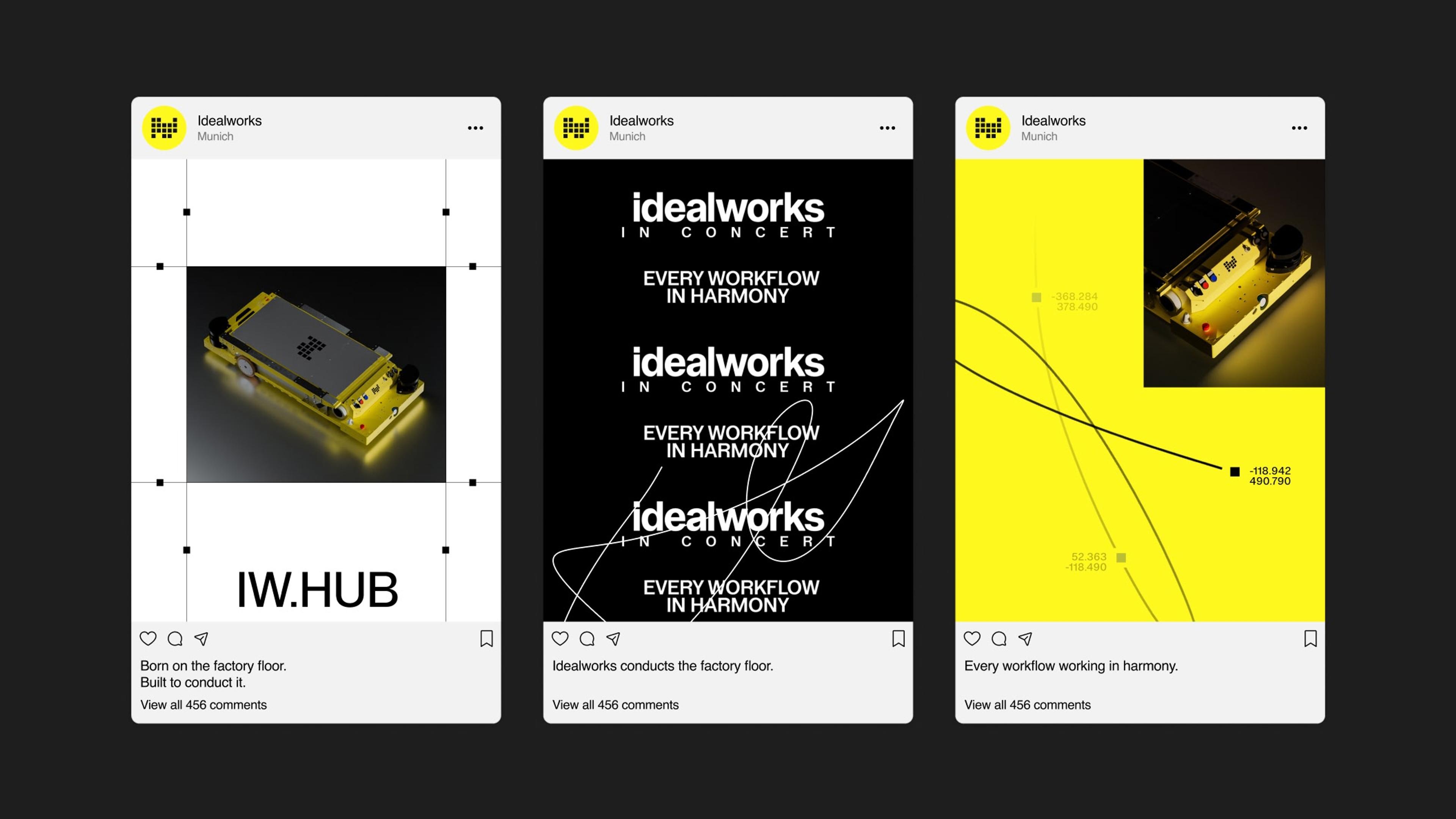 Examples of Idealworks instagram posts