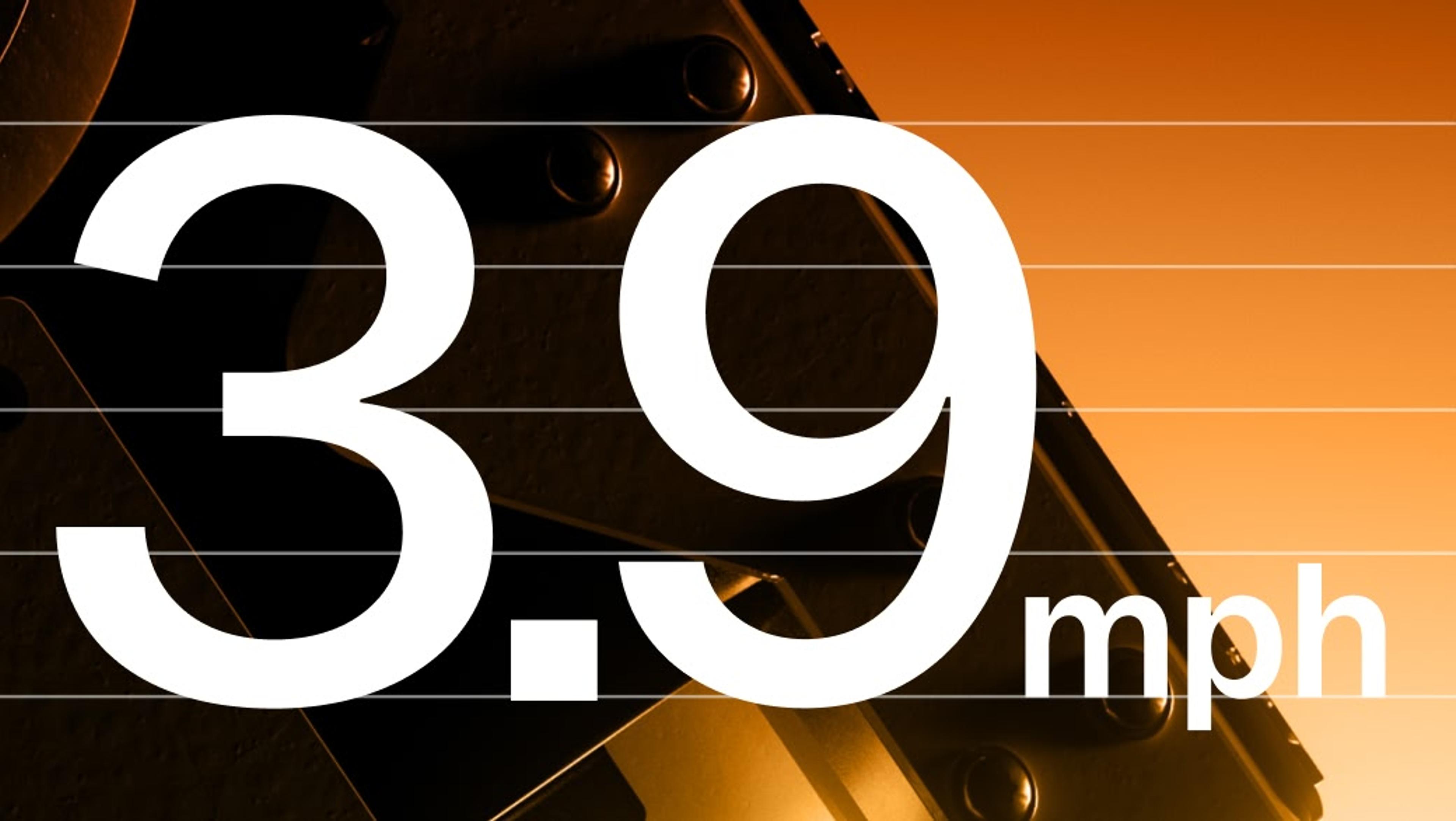 Example of lines layered behind text