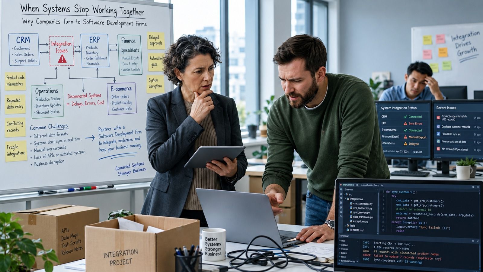 Why Companies Turn to Software Development Firms When Systems Stop Working Together