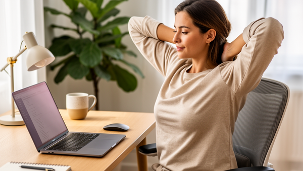 Desk Stretches to Ease Tension After Hours of Sitting: A Gentle Guide