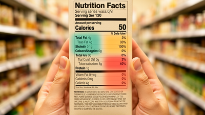 How to Read a Nutrition Label Without Anxiety: The Only 3 Things That Actually Matter
