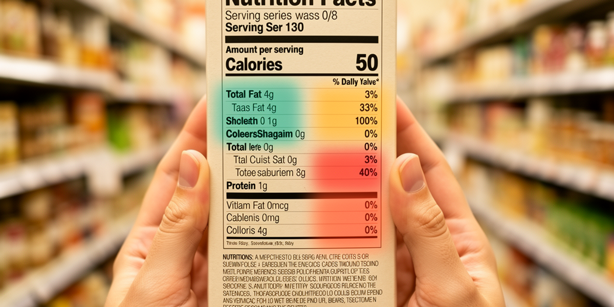 How to Read a Nutrition Label Without Anxiety: The Only 3 Things That Actually Matter