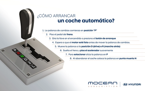 como conducir coche automático