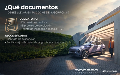 documentos coche suscripción