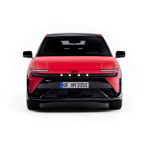 Vista frontal del IONIQ 3.