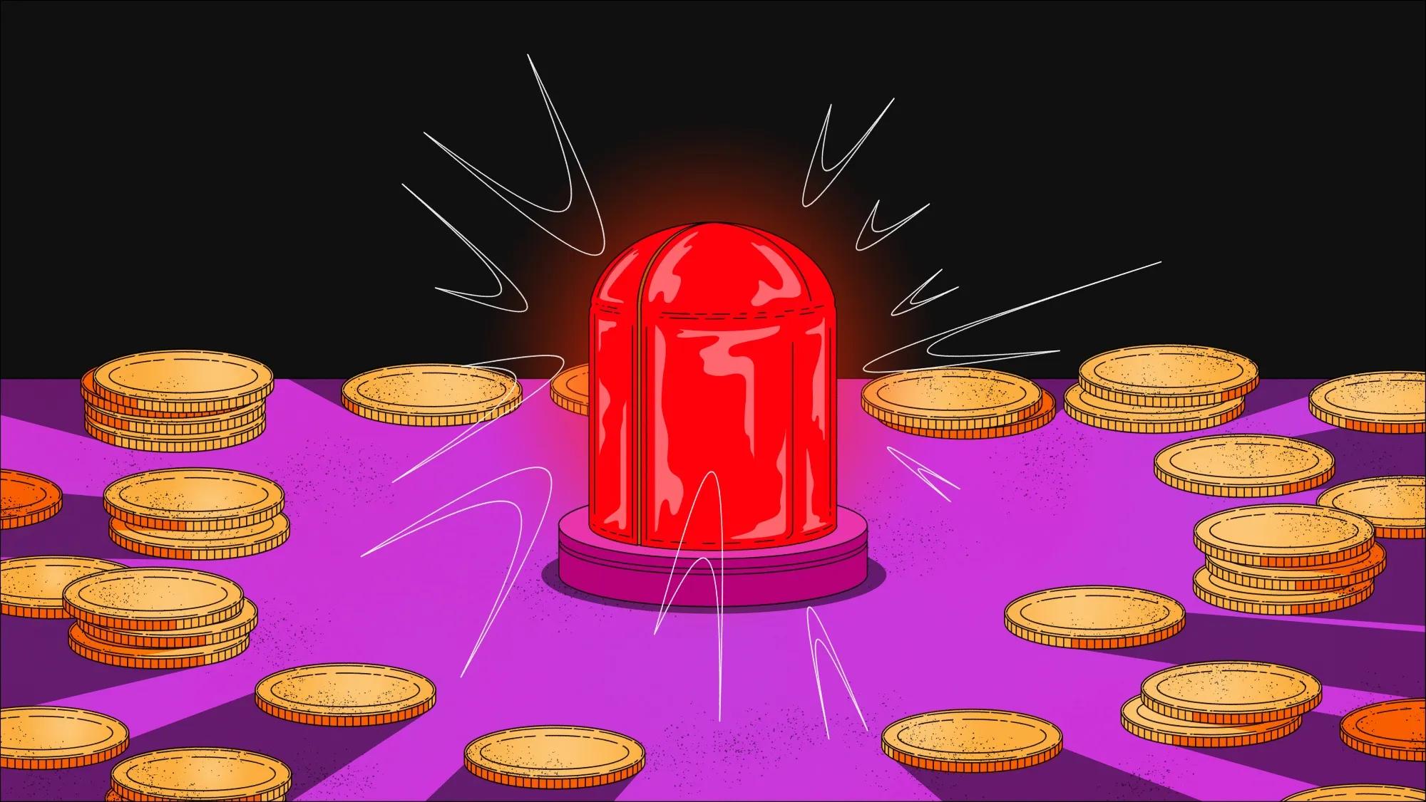 red button - What Is Wash Trading Crypto