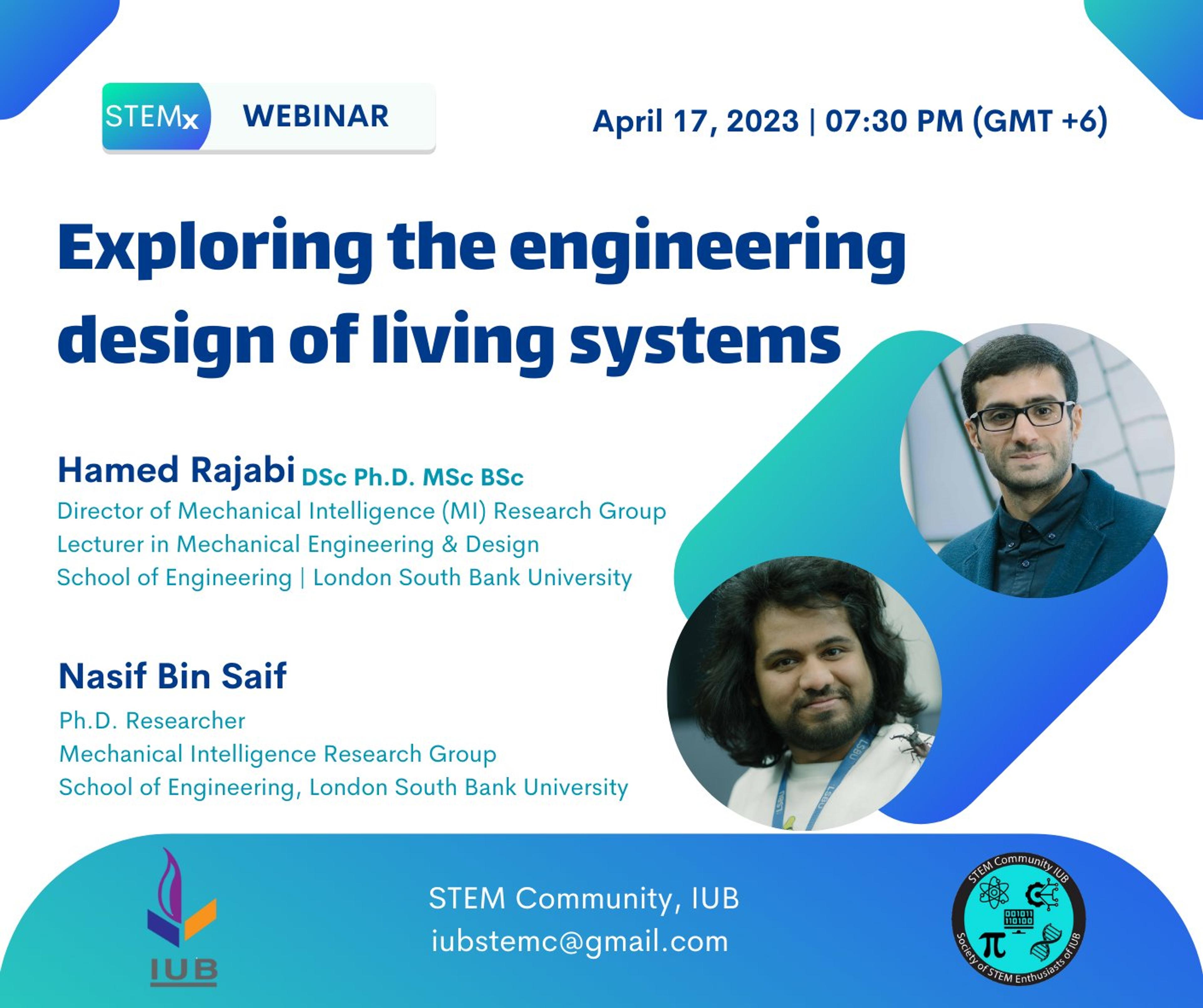 Exploring the Engineering Design of Living Systems