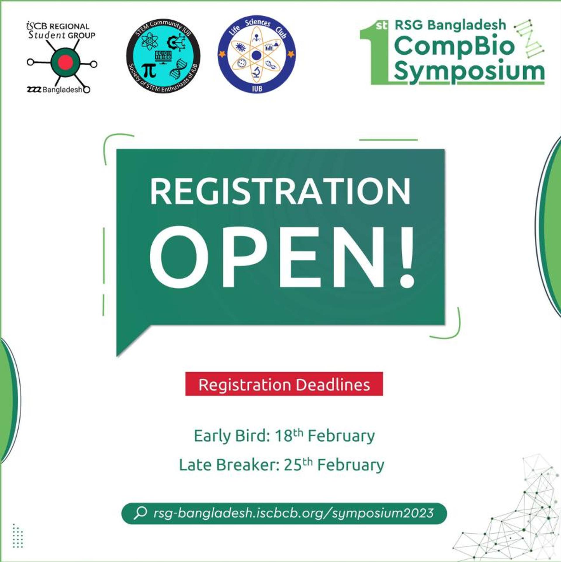 STEMcIUB is the Community Partner for the 1st RSG Bangladesh Computational Biology Symposium