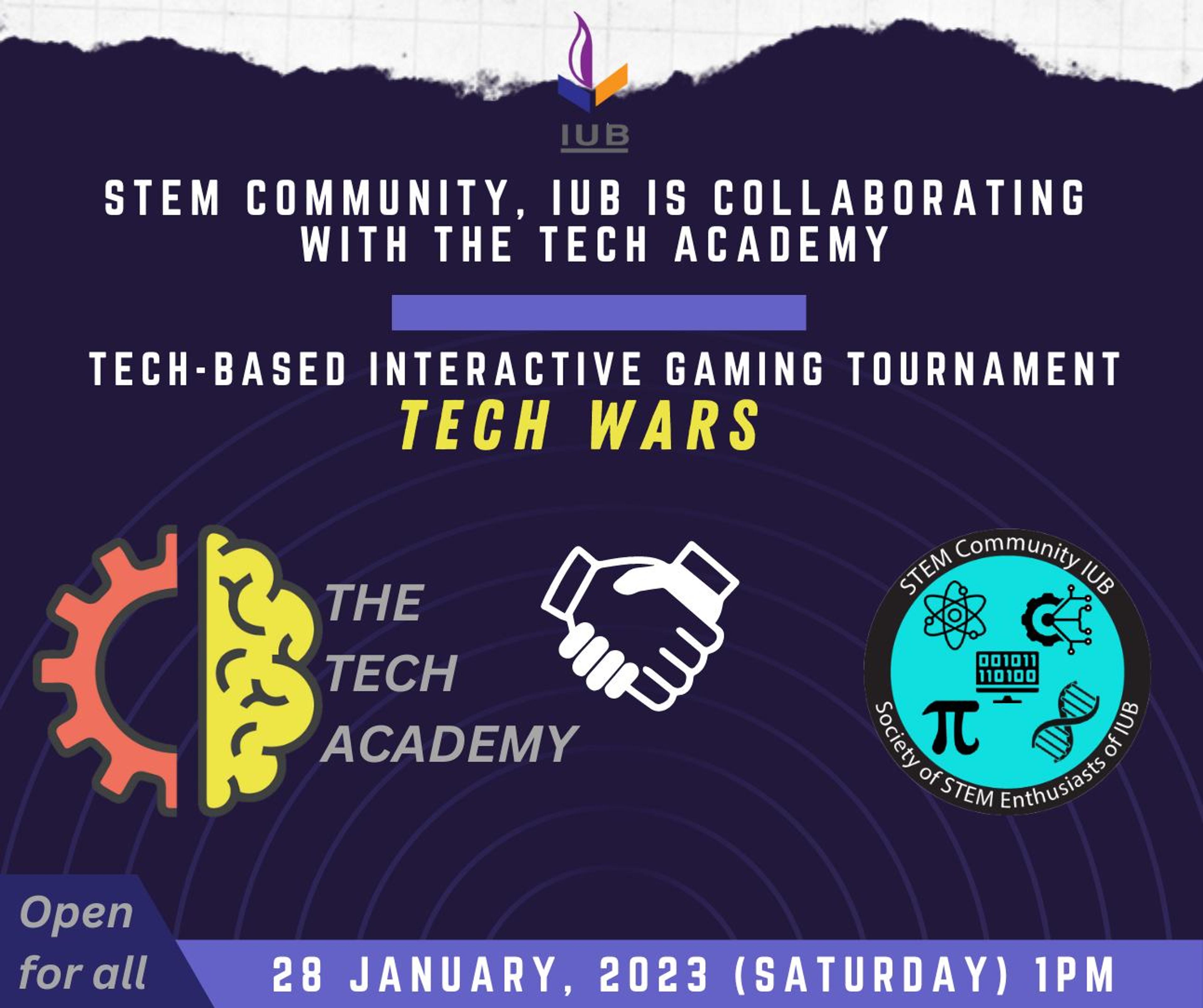 STEM Community, IUB in Collaboration with The Tech Academy