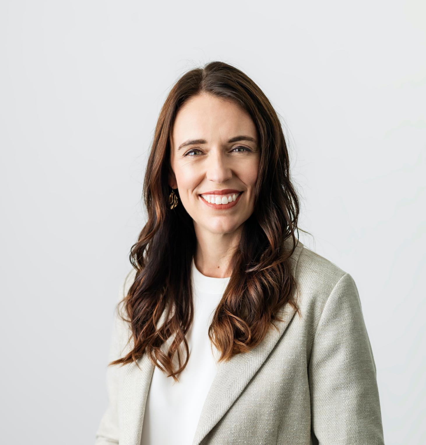 Headshot of Dame Jacinda Ardern