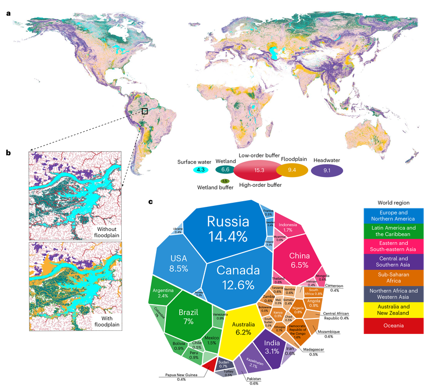 New Research Quantifies, Maps Freshwater Ecosystems with Potential to ...