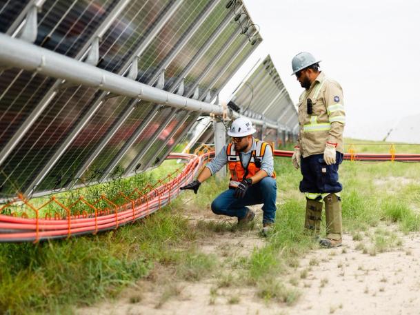 Featured utility-scale solar project