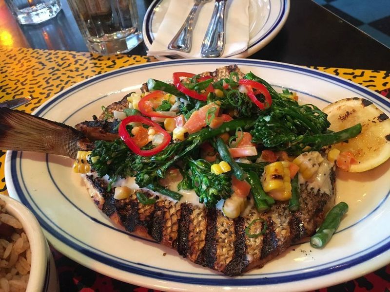 Fish at Miss Lily’s 7A in the East Village