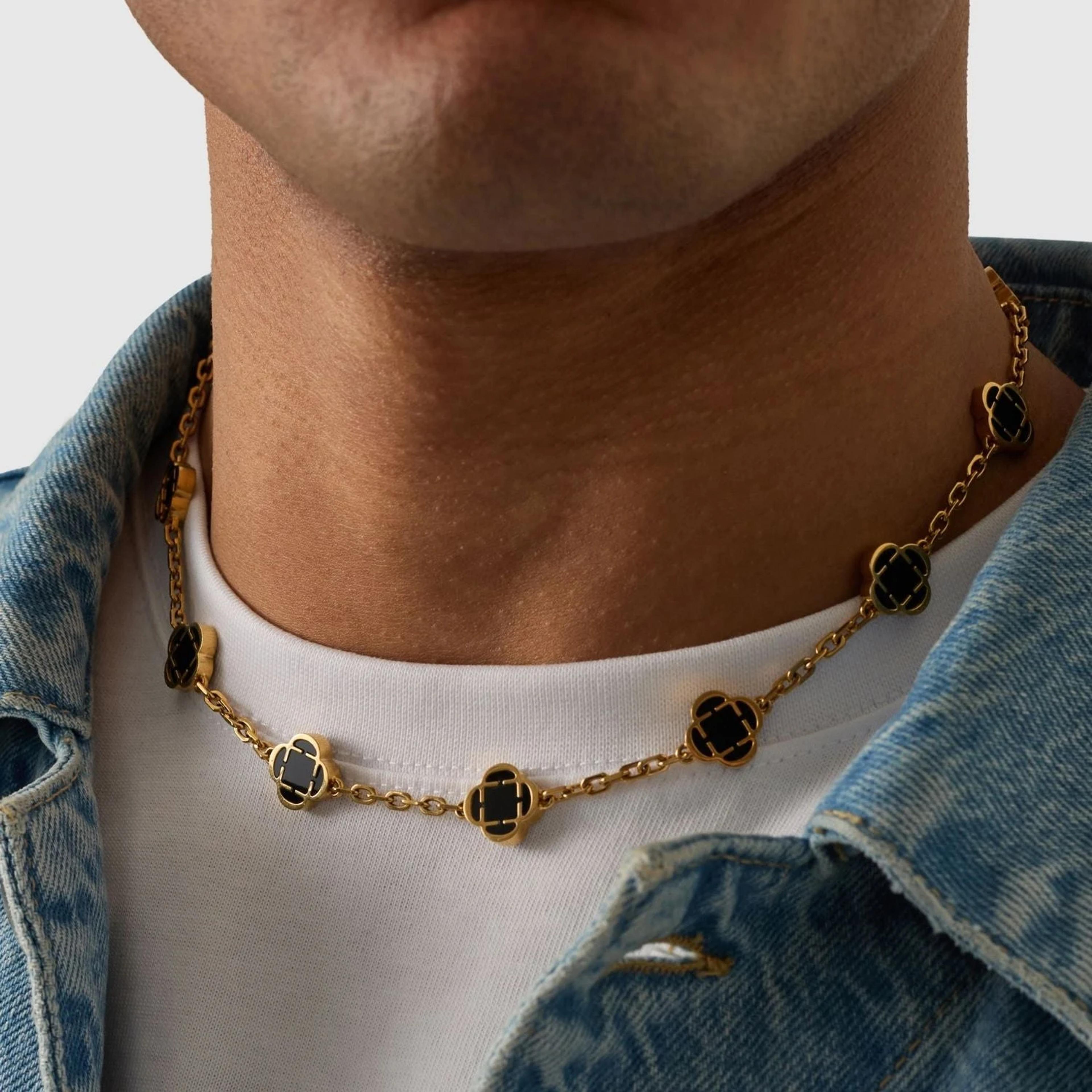 Azure Bloom Chain - Black 5