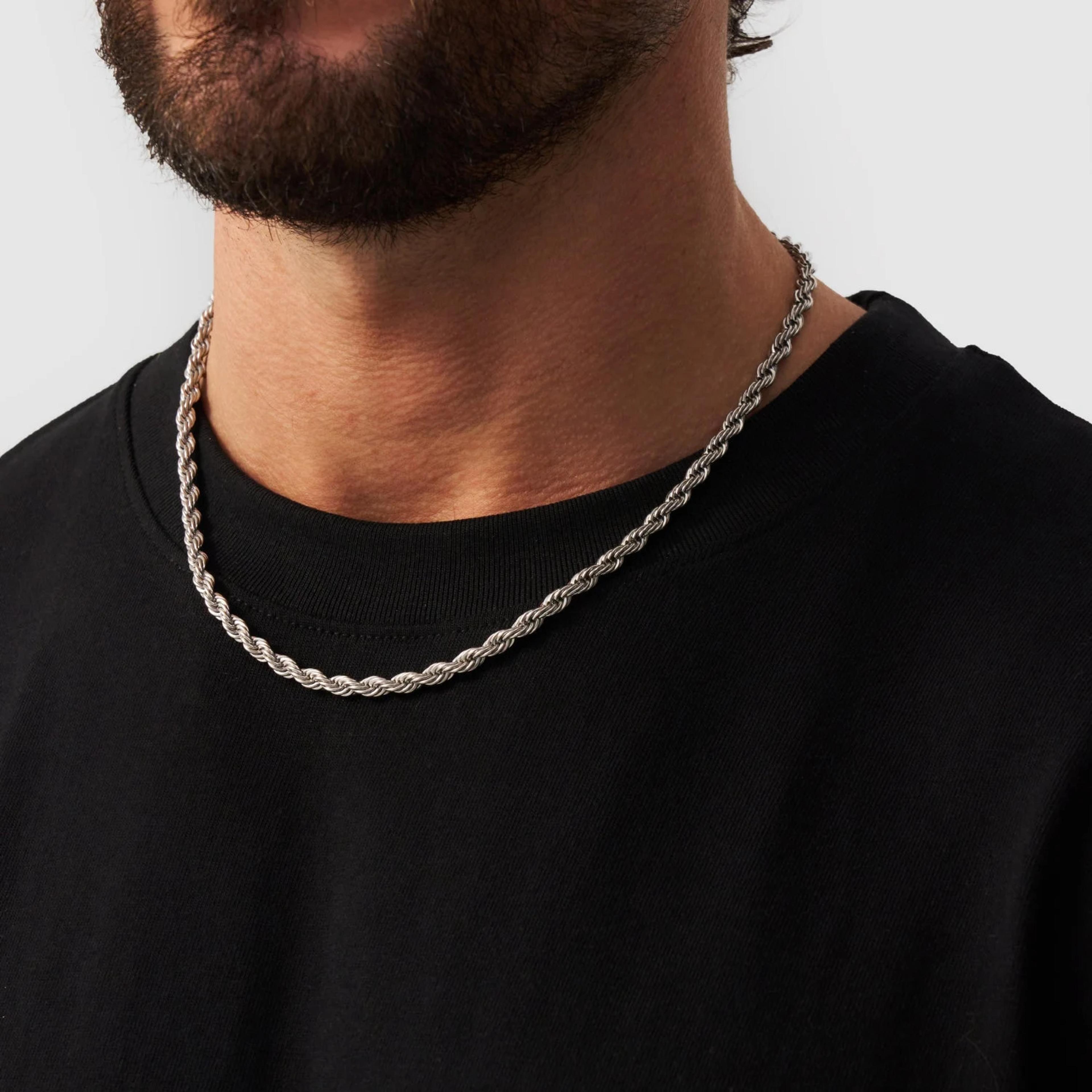 Gold Rope Chain - (silver) 3