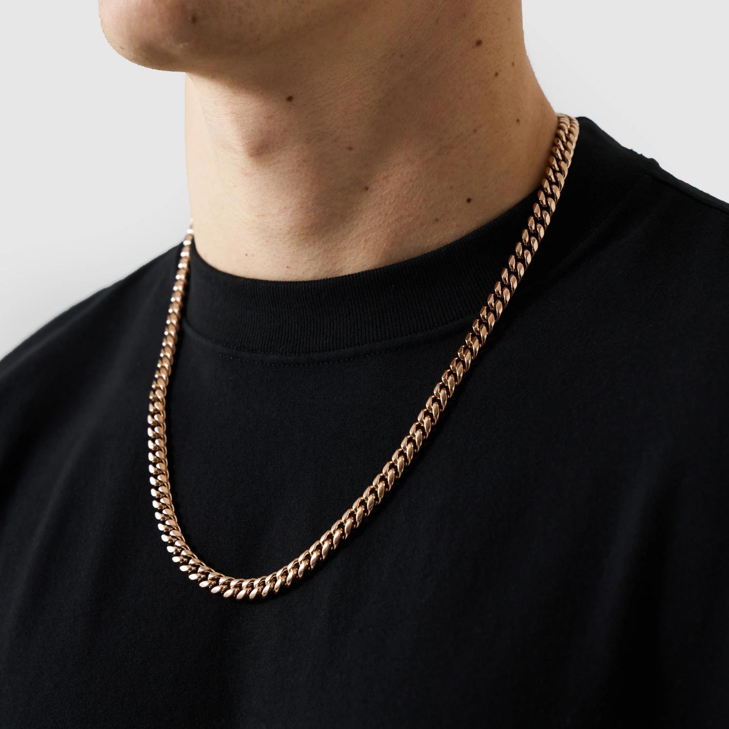 Classic Curb Chain - (rose Gold) 3